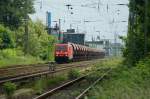185 201-1 mit einen Gz beladen mit Splitt am 22.05.2009 ...