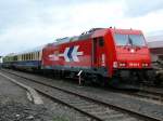 185 604-6 heute ausgestellt ...  Dieter Schumacher 07.06.2009
