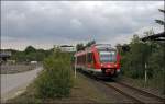 Am Nachmittag des 05.06.2009 erreicht dieser 648er als RB52 Volmetalbahn  ...
