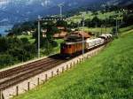 205 Ae 6/8 der BLS mit G�terzug zwischen Interlaken und ...