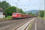 185 239-1 mit einem gem.GZ am 6.6.2009 durch Kreiensen,s�dw�rts  ...