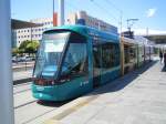 Ein Alstom Tw der Tranvia als Linie 1 vor der ...