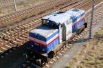 106 590 der Power Rail GmbH stand am 03.04.09 in ... 106 590 der Power Rail GmbH stand am 03.04.09 in ...