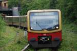 Berlin, 09.06.2009, S25 nach Hennigsdorf f�hrt in den S-Bahnhof Humboldthain ...