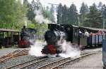 Wiederinbetriebnahme der FGF Lok ...  Walter Br�ck 09.06.2009