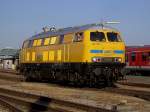Die 218 391 von DBG am 21.06.2008 in M�hldorf.  ...