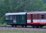 Am 1.6.2009 hing am Zugschluss des R 6812 �tscherland ein ...