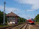 429 027-6 passiert am 30.05.09 das Stellwerk im Ostseebad ...