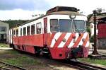 Linha do Vouga Triebwagen 9306 (Allan 1955) dient auch heute noch als Arbeitsfahrzeug (Sernada do Vouga 12. Mai 2009). - Negativ-Scan -