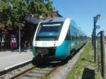 lint-41 Die gute alte Arrriva, auch in D�nemark betreibt sie Strecken, hier mit einem LINT 42 in Ribe.