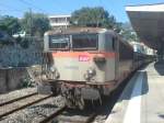 BB 25500 R�stige alte Dame mit ebenso altem Wendezug am 2.6.09 in Menton(Region Cote d.Azure) 