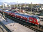 Blick �ber das Bahnhofsgel�nde Rosenheim   ...