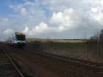 HarzElbeExpress bei Halle Trotha am 03.04.08 um 16:20.  ...