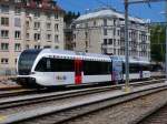 Eine Ausnahme? GTW 2/6 RABe 526-724-0 im neuen Thurbo-Design aber
mit ...