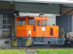 Diesel Rangierlok der Firma ...  Hp. Teutschmann 14.06.2009
