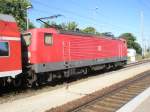 Hier 143 556-8 mit ...  Alexander Borchardt 14.06.2009