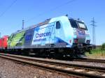 BR185 152-6 �bers Wochenende abgestellt in Magdeburg Rothensee. Hier am ...