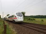 ICE 35 ist am 14.06.09 bei Reinfeld (Holst.) auf dem ...