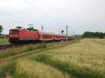 112 175-5 hat am 14.06.09 den RE 21421 L�beck Hbf ...
