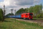 TEP70 BS - 008 mit D306 bei Sanduniskes (08.05.2009)  ...