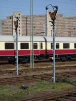 Lichtsignale W�rtersignale im Abstellbereich von Berlin Lichtenberg.