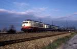 103 112 bei Bruchsal 25.11,86 ... 103 112 bei Bruchsal 25.11,86 ...