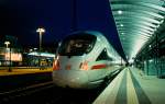 An einem Winterabend auf dem Bamberger Hbf. Im Jahr 2002 ...