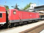 Hier 143 566-8, beim ...  Alexander Borchardt 16.06.2009