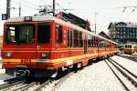 213 BDhe 4/8, 214 BDhe 4/8 der JungFrauBahn (JB) auf ...