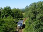 672 907-3 der Burgenlandbahn ...  Christopher P�tz 16.06.2009