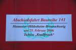 Fahrzeugparade in N�rdlingen zum 40-J�hrigen: Die Inschrift zur letzten Fahrt, ...