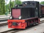 Rugensche Baderbahn - Rasender Roland Nach getaner Rangierarbeit kehrte K�f 6003 am 12.Juni 2009 in die Einsatzstelle Putbus zur�ck.