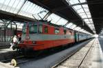 Meine Lieblingslokomotive Re 4/4 11108 als ICE Ersatzzug aufgenommen am ...