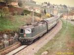 SBB Re 4/4 11326 - c/o Neuchatel - 08.04.1989  ...