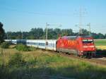 BR 101 047-9 150 Jahre Feuerwehrverband zieht am 17.6.09 den ...