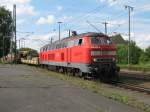 218 457-0, mit Heimatbahnhof ...  Felix H�hne 18.06.2009