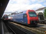 Re 450 104-5 Z�rich Hard neben dem RABe 514 055-3 ...