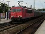 155 168 am 18.Juni 2009 von Mukran kommend bei der ...