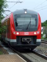 Durchfahrt eines ET 440 Lirex am 08.06.2009 in Diedorf (Schwab.). ...