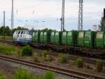 Br 228 der Rennsteigbahn mit einem M�llzug am 11.06.09 in ...