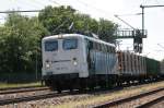 Lokomotion mit 139 177 zieht ihren Holzzug durch Hagenow Richtung ...