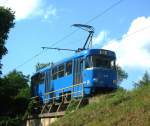 ČKD Tatra T4, Nr. 445 unterwegs au der Linie 15 ... ČKD Tatra T4, Nr. 445 unterwegs au der Linie 15 ...
