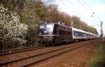 br-110-e-10 110 121  bei M�hlacker  13.04.91