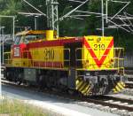 br-275-mak-g-1206 Eine MaK G1206, der MEG, durchf�hrt am 19.05.'09 den Bahnhof Bad Schandau