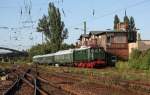 E44 044 mit dem Sonderzug des EMBB-Leipzig auf der Fahrt ...