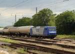 RBH Logistics GmbH 145-CL 206 der RBH Logistics GmbH mit einem Kesselwagenganzzug in Magdeburg Hbf. Fotografiert am 20.06.2009