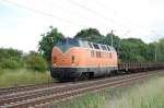 221 135-7 der BEG am Samstag 20.06.2009 kurz vor �berquerung ...