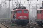 Alte Bilder: Ein Lokzug mit 110 387-8 & BR111, der ...