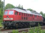232 686 steht am 3. Juni mit einem Panzerzug aus ...