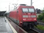 101 040 steht mit ihrem IC in G�ttingen.
Es wunderte mich,warum ...